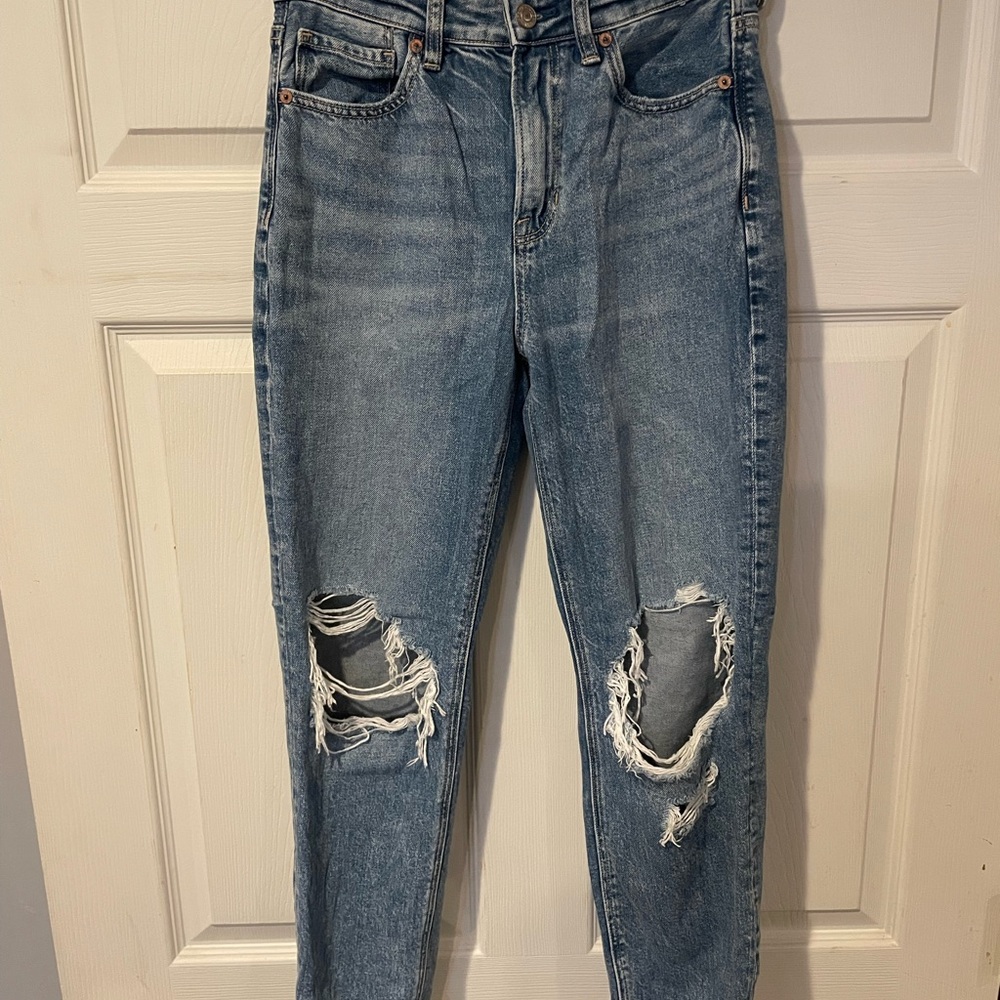 American Eagle Outfitters Blue Mom Jean